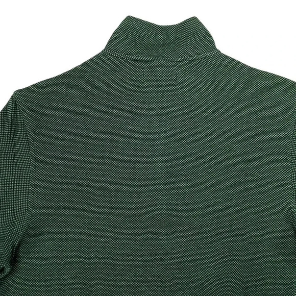 Tasso Elba 1/4 Zip Green Cotton Blend Mens Sweater Size Small - Picture 6 of 9